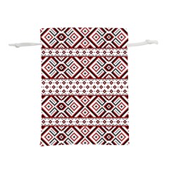 Ukrainian Folk Seamless Pattern Ornament Lightweight Drawstring Pouch (S) from ArtsNow.com Back