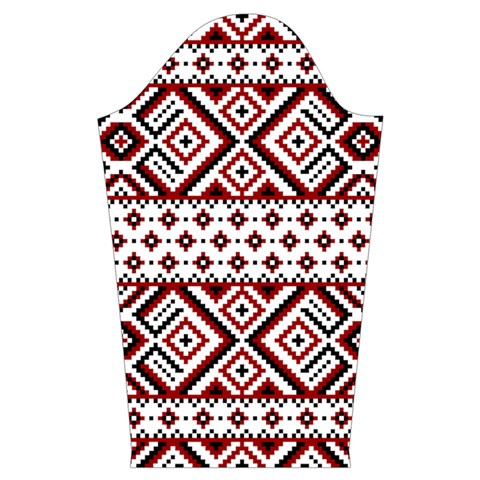 Ukrainian Folk Seamless Pattern Ornament Kids  Long Sleeve Velvet Lounge Robe from ArtsNow.com Sleeve Right