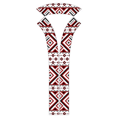 Ukrainian Folk Seamless Pattern Ornament Kids  Long Sleeve Velvet Lounge Robe from ArtsNow.com Collar Inside