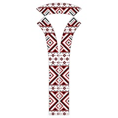 Ukrainian Folk Seamless Pattern Ornament Kids  Long Sleeve Velvet Lounge Robe from ArtsNow.com Collar Inside