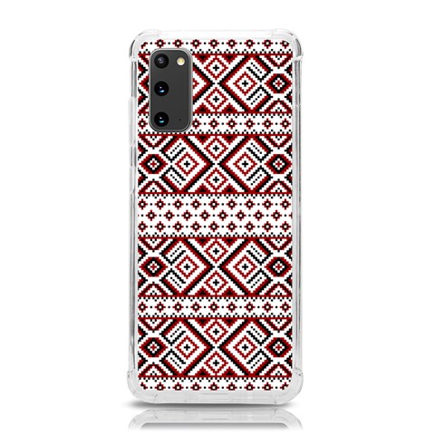 Ukrainian Folk Seamless Pattern Ornament Samsung Galaxy S20 6.2 Inch TPU UV Case from ArtsNow.com Front