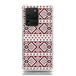 Ukrainian Folk Seamless Pattern Ornament Samsung Galaxy S20 Ultra 6.9 Inch TPU UV Case