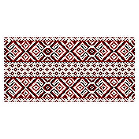 Ukrainian Folk Seamless Pattern Ornament Banner and Sign 6  x 3  from ArtsNow.com Front