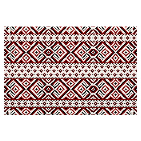 Ukrainian Folk Seamless Pattern Ornament Banner and Sign 6  x 4  from ArtsNow.com Front