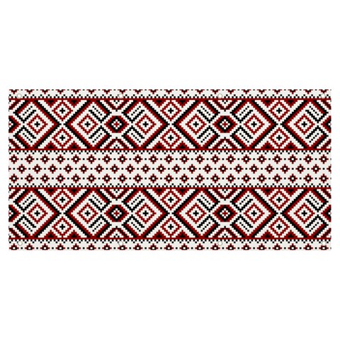 Ukrainian Folk Seamless Pattern Ornament Banner and Sign 8  x 4  from ArtsNow.com Front