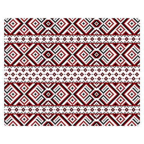 Ukrainian Folk Seamless Pattern Ornament Premium Plush Fleece Blanket (Medium) from ArtsNow.com 60 x50  Blanket Front