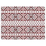 Ukrainian Folk Seamless Pattern Ornament Two Sides Premium Plush Fleece Blanket (Baby Size)