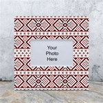 Ukrainian Folk Seamless Pattern Ornament White Box Photo Frame 4  x 6 