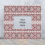 Ukrainian Folk Seamless Pattern Ornament White Wall Photo Frame 5  x 7 