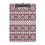 Ukrainian Folk Seamless Pattern Ornament A5 Acrylic Clipboard