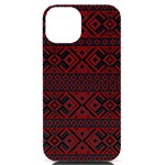 Ukrainian Folk Seamless Pattern Ornament iPhone 14 Black UV Print Case