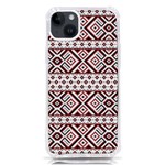 Ukrainian Folk Seamless Pattern Ornament iPhone 14 Plus TPU UV Print Case