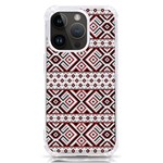 Ukrainian Folk Seamless Pattern Ornament iPhone 14 Pro TPU UV Print Case