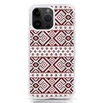 Ukrainian Folk Seamless Pattern Ornament iPhone 14 Pro Max TPU UV Print Case