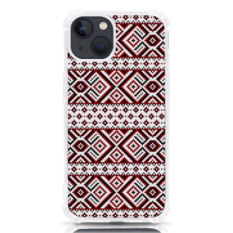 Ukrainian Folk Seamless Pattern Ornament iPhone 13 TPU UV Print Case from ArtsNow.com Front