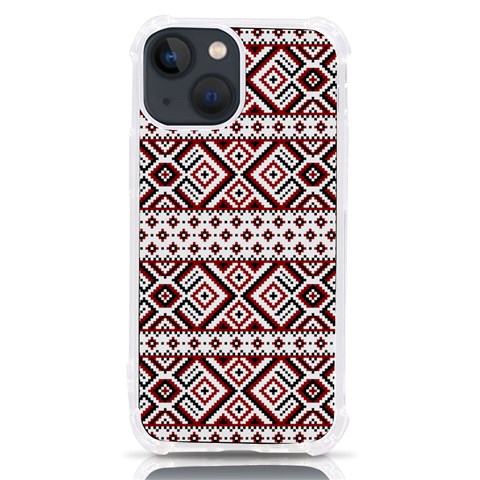 Ukrainian Folk Seamless Pattern Ornament iPhone 13 mini TPU UV Print Case from ArtsNow.com Front