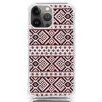 Ukrainian Folk Seamless Pattern Ornament iPhone 13 Pro Max TPU UV Print Case