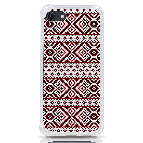 Ukrainian Folk Seamless Pattern Ornament iPhone SE from ArtsNow.com Front