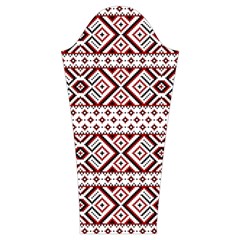 Ukrainian Folk Seamless Pattern Ornament Women s Cut Out Long Sleeve T Sleeve Right