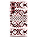 Ukrainian Folk Seamless Pattern Ornament Samsung Galaxy S24 6.2 Inch Black TPU UV Case