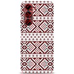 Ukrainian Folk Seamless Pattern Ornament Samsung Galaxy S24 Plus 6.7 Inch Black TPU UV Case