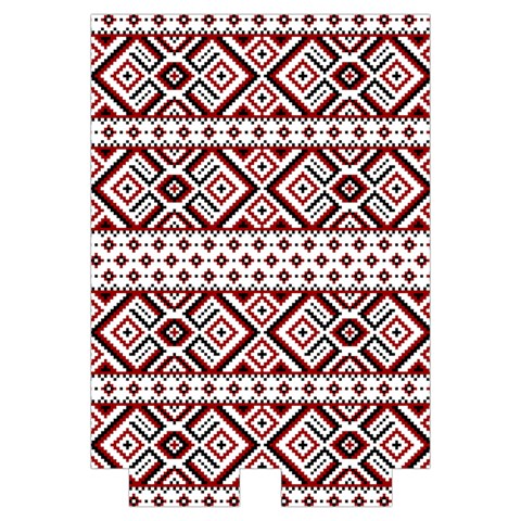 Ukrainian Folk Seamless Pattern Ornament Automatic Folding Umbrella with Case (Large) from ArtsNow.com Case