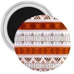 Ethnic Traditional Seamless Pattern 3  Magnets