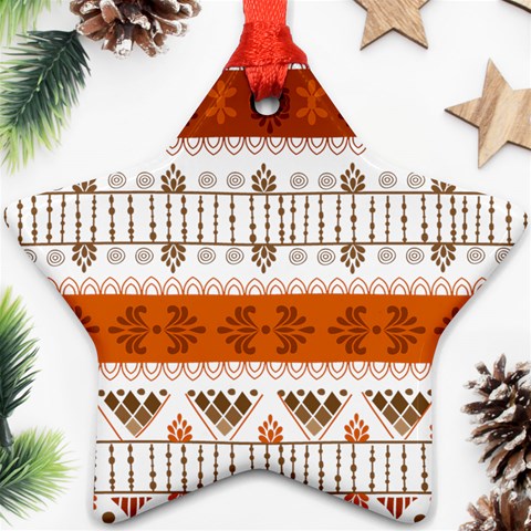 Ethnic Traditional Seamless Pattern Ornament (Star) from ArtsNow.com Front