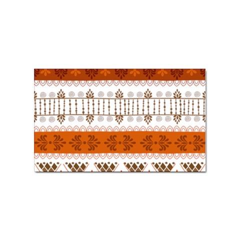 Ethnic Traditional Seamless Pattern Sticker Rectangular (10 pack) from ArtsNow.com Front