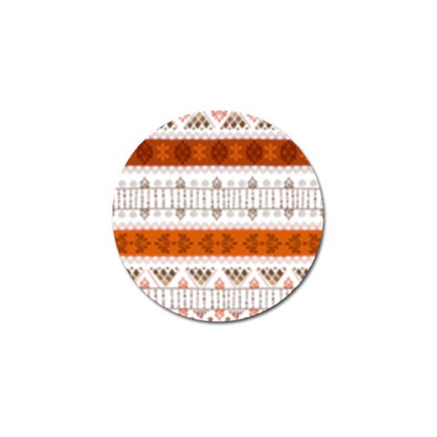 Ethnic Traditional Seamless Pattern Golf Ball Marker from ArtsNow.com Front