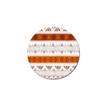 Ethnic Traditional Seamless Pattern Golf Ball Marker (4 pack)