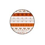 Ethnic Traditional Seamless Pattern Hat Clip Ball Marker (4 pack)