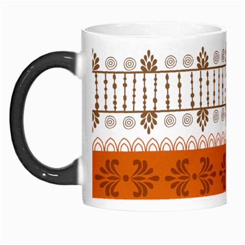 Ethnic Traditional Seamless Pattern Morph Mug from ArtsNow.com Left