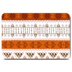 Ethnic Traditional Seamless Pattern Large Doormat