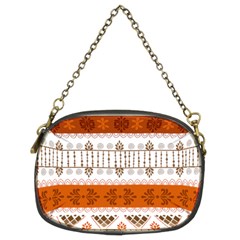 Ethnic Traditional Seamless Pattern Chain Purse (Two Sides) from ArtsNow.com Front