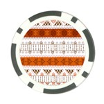 Ethnic Traditional Seamless Pattern Poker Chip Card Guard (10 pack)