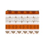 Ethnic Traditional Seamless Pattern Cosmetic Bag (Large)