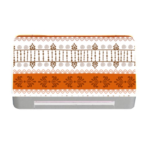 Ethnic Traditional Seamless Pattern Memory Card Reader with CF from ArtsNow.com Front