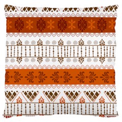 Ethnic Traditional Seamless Pattern Large Cushion Case (Two Sides) from ArtsNow.com Front