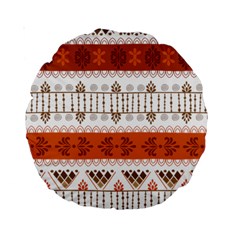 Ethnic Traditional Seamless Pattern Standard 15  Premium Round Cushions from ArtsNow.com Back