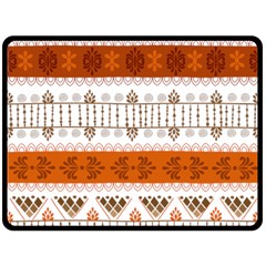 Ethnic Traditional Seamless Pattern Two Sides Fleece Blanket (Large) from ArtsNow.com 80 x60  Blanket Front