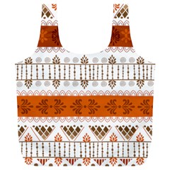 Ethnic Traditional Seamless Pattern Full Print Recycle Bag (XL) from ArtsNow.com Back