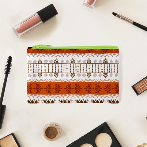 Ethnic Traditional Seamless Pattern Cosmetic Bag (XS) from ArtsNow.com Front