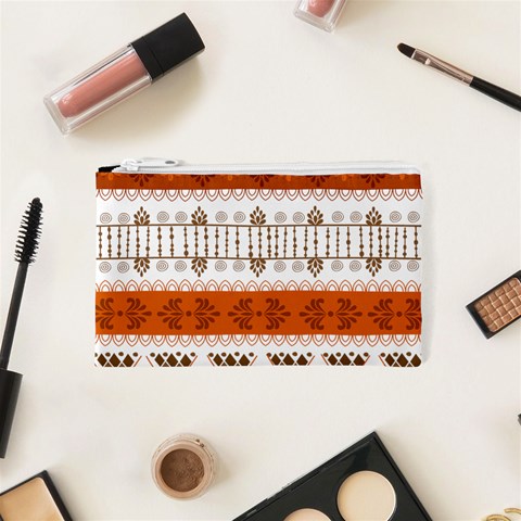 Ethnic Traditional Seamless Pattern Cosmetic Bag (XS) from ArtsNow.com Front