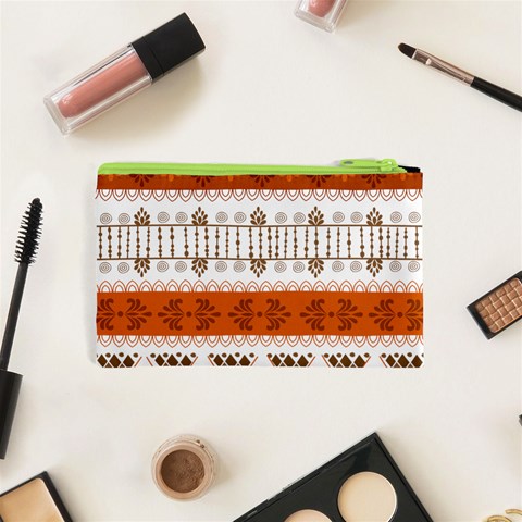 Ethnic Traditional Seamless Pattern Cosmetic Bag (XS) from ArtsNow.com Back