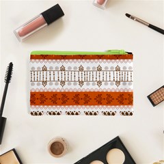 Ethnic Traditional Seamless Pattern Cosmetic Bag (XS) from ArtsNow.com Back