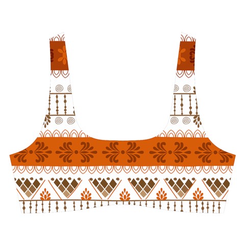 Ethnic Traditional Seamless Pattern Cross Back Hipster Bikini Set from ArtsNow.com Front