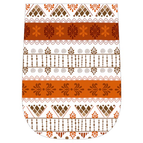 Ethnic Traditional Seamless Pattern Wristlet Pouch Bag (Small) from ArtsNow.com Right Side