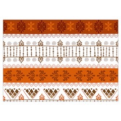 Ethnic Traditional Seamless Pattern Wristlet Pouch Bag (Small) from ArtsNow.com Belt Loop