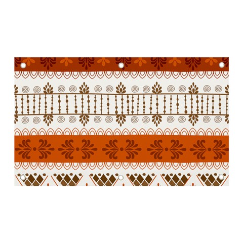 Ethnic Traditional Seamless Pattern Banner and Sign 5  x 3  from ArtsNow.com Front